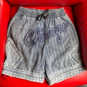 Chicago Bulls Denim Shorts